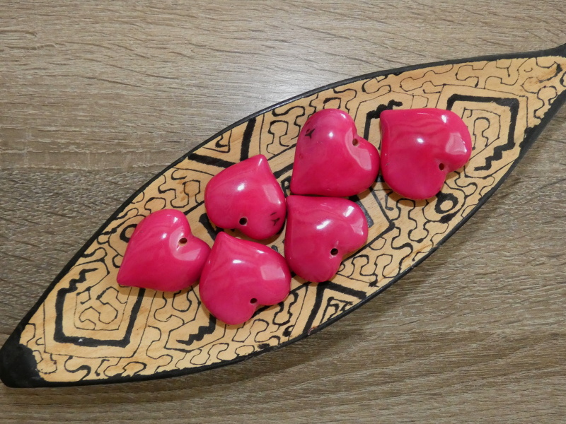 Tagua srdíčko (buclaté, růžové)