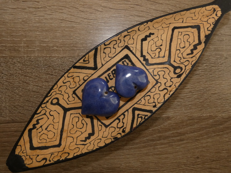 Tagua srdíčko (buclaté, modré)