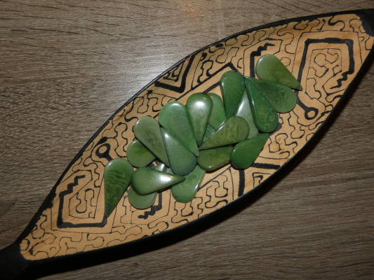 Tagua slzička (skrz, zelená)