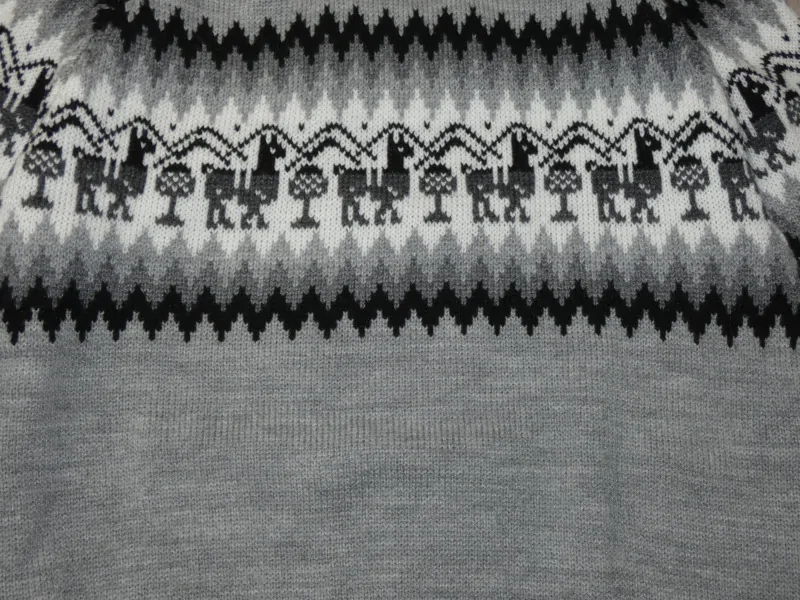 Svetr Peru (světle šedý, L/XL)