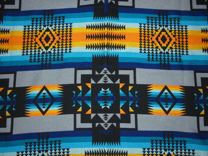 Pončo (lamí vlna, Ekvádor, vzor III)