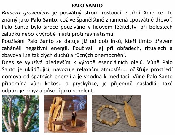 Přívěsek palo santo (chakana)