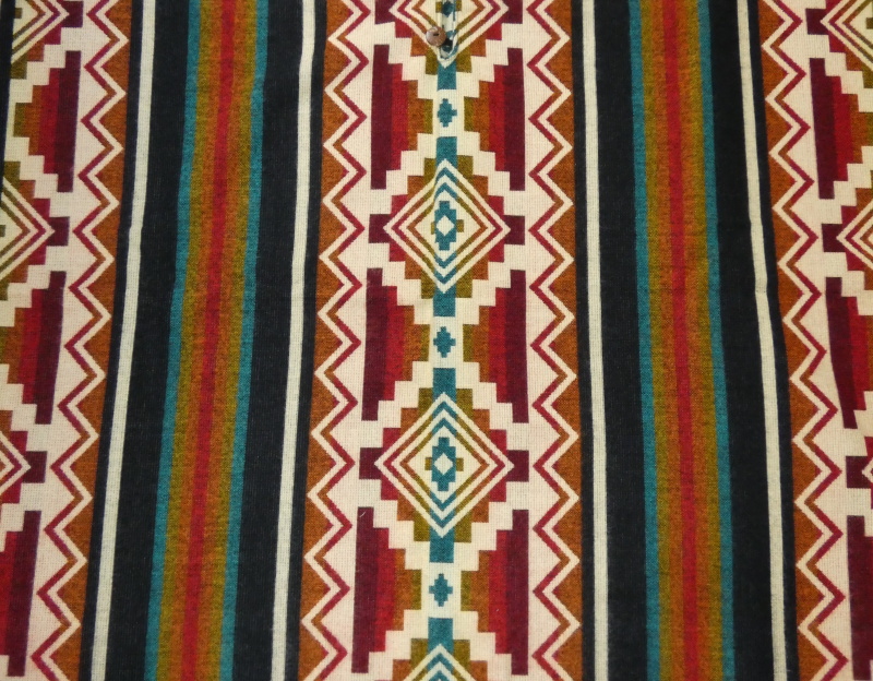 Pončo (lamí vlna, Ekvádor, vzor III)