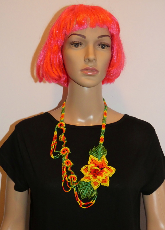 Náhrdelník Guate (květ)