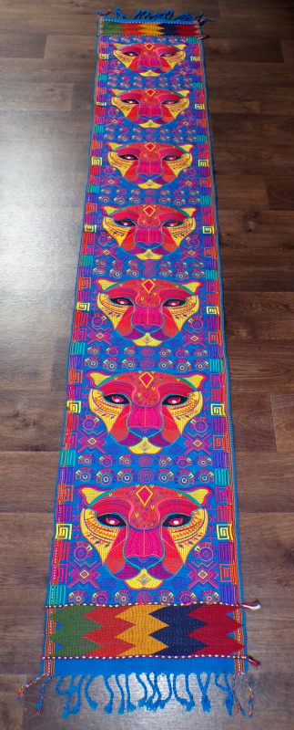 Běhoun Guatemala (jaguár, tyrkysový, 43x245 cm)