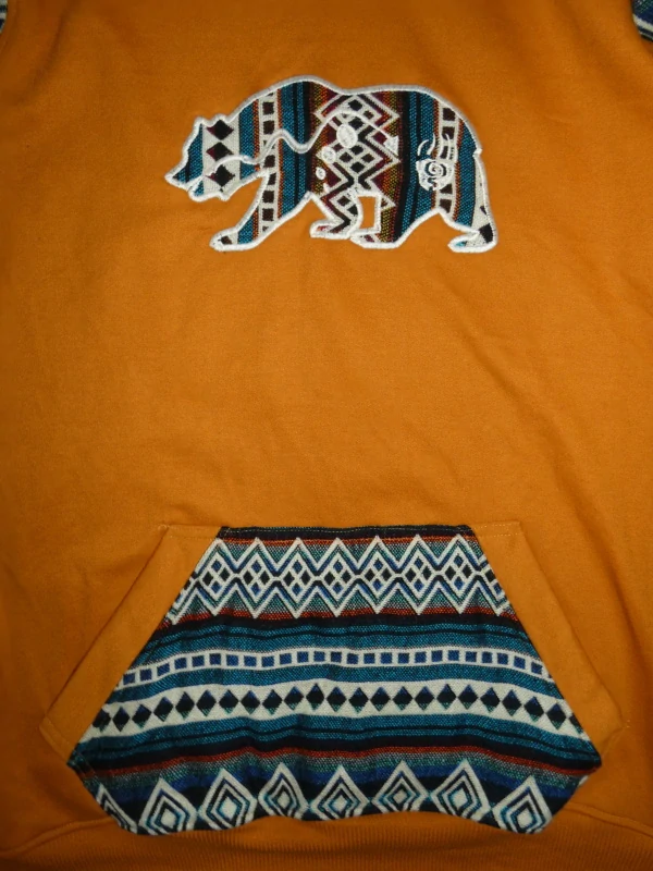 Mikina II (medvěd, hořčicová, Ekvádor, L)