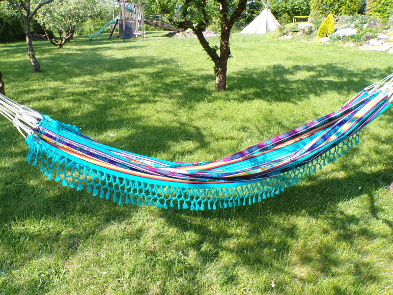 Hamaka Ekvádor (aqua, 130x240 cm)