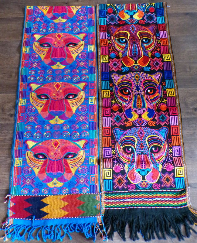 Běhoun Guatemala (kolibřík, žlutý, 44x240 cm)