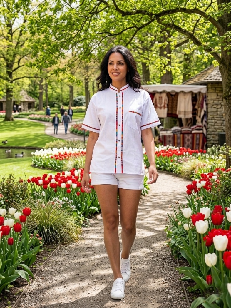 Košile (světle béžová, M/L)
