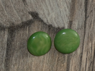 Náušnice tagua (malé, zapichovací, zelené)