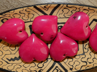 Tagua srdíčko (buclaté, růžové)