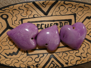 Tagua srdíčko (buclaté, světle fialové)