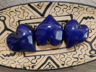 Tagua srdíčko (buclaté, tmavě modré)