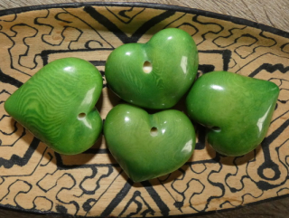 Tagua srdíčko (buclaté, světle zelené I)