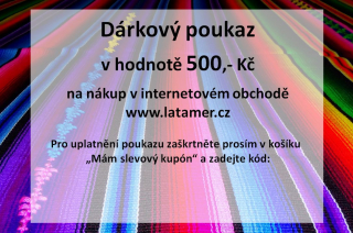 Dárkový poukaz 500 Kč