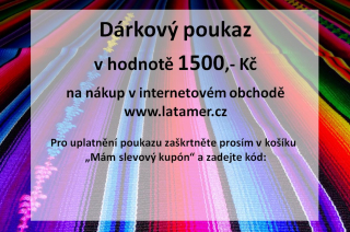 Dárkový poukaz 1500 Kč