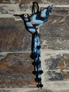 Kolibřík černý IX