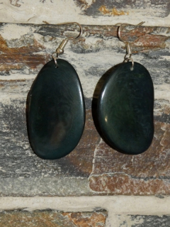 Náušnice tagua (plátky X)