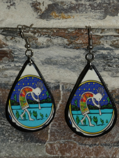 Náušnice (Kokopelli V)