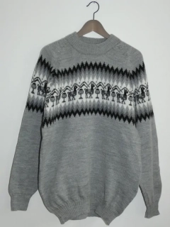 Svetr Peru (světle šedý, L/XL)
