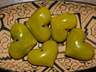 Tagua srdíčko (buclaté, světle zelené)