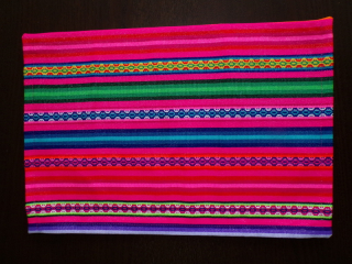 Prostírání (2 kusy, růžové, 21x28 cm)