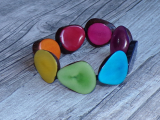 Náramek tagua (menší plátky)