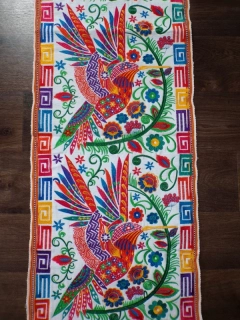 Běhoun Guatemala (kolibřík, bílý, 45x248 cm)