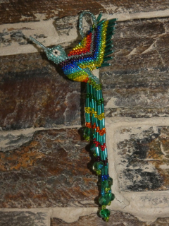 Kolibřík (světlý aqua VII)