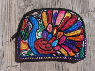 Taštička/peněženka (vyšívaná, střední II)