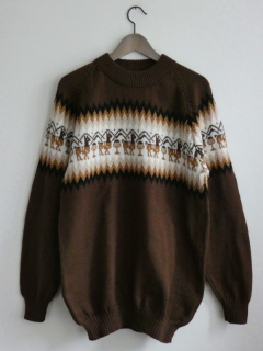 Svetr Peru (hnědý, L/XL)