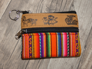 Peněženka na drobné I (na klíče, Peru)