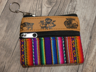 Peněženka na drobné II (na klíče, Peru)