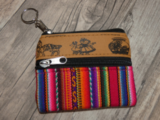 Peněženka na drobné III (na klíče, Peru)