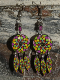 Náušnice barevné III