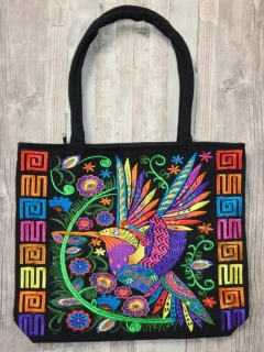 Taška přes rameno (kolibřík, barevná II)