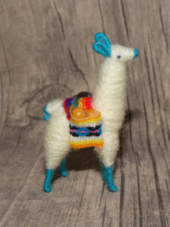 Magnetka (lama, bílá III)