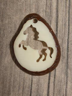 Přívěsek kůň II (tagua)