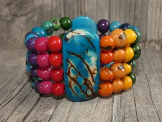 Náramek tagua (tagua a acai II)