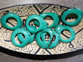 Tagua - donut (aqua)