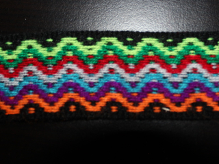 Pásek/lem (černý VI, 1 m)