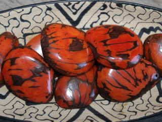 Tagua - placka (oranžová)