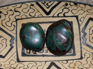 Tagua - placka (tmavě zelená)