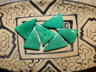 Tagua trojúhelník (skrz, aqua)