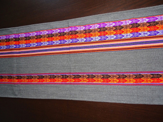 Běhoun (šedý, 35x105 cm)
