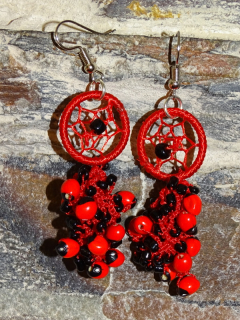 Náušnice huayruro lapač