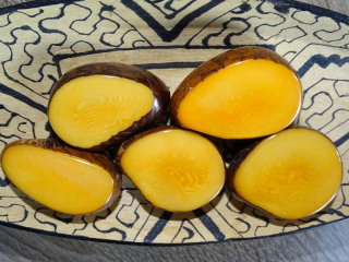 Tagua - plátek supersilný (podélný, žlutooranžový)