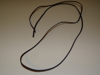 Šňůrka imitace kůže (hnědý)