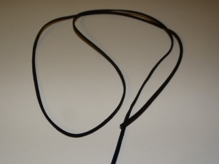 Šňůrka imitace kůže (černý)