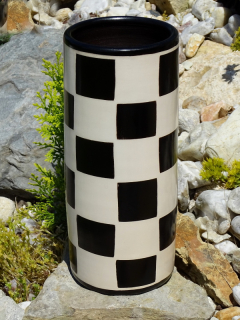 Dekorativní váza velká (šachy, 25 cm)